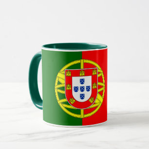 Taza Combo del Escudo de Armas de Portugal