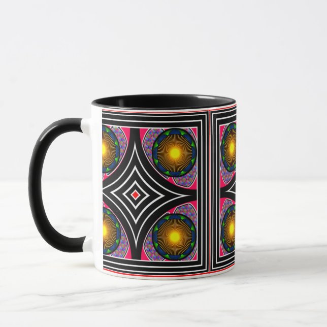 Taza Combo – Diseño Digital Vibrante, Tamaño Perfe (Izquierda)