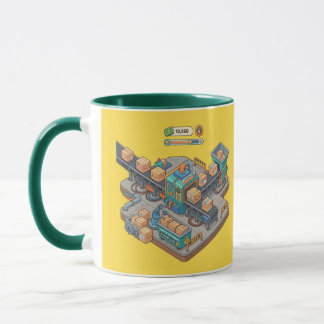 Taza Combo Fábrica de Empaquetado Verde Cazador