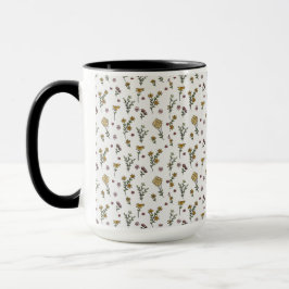 Taza Combo floral de primavera de patrón de flor