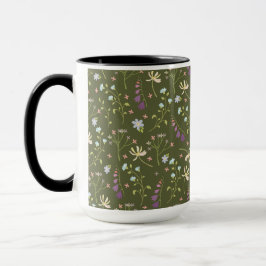 Taza Combo floral de primavera de patrón de flor