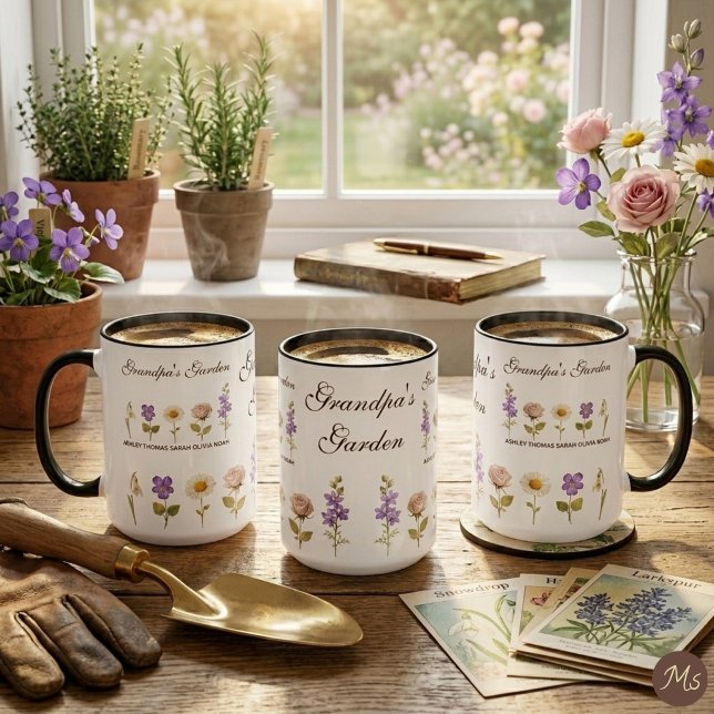 Taza Combo Flores de Cumpleaños y Nombres del Jard (Subido por el creador)