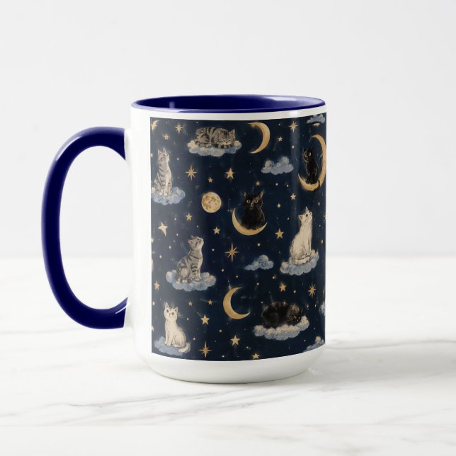 Taza Combo Gatos Celestiales (Izquierda)