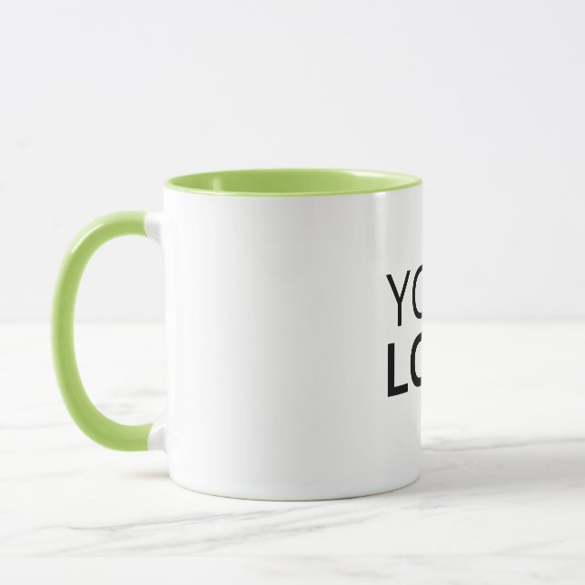 Taza Combo Mug - 11 oz, Lime (Izquierda)
