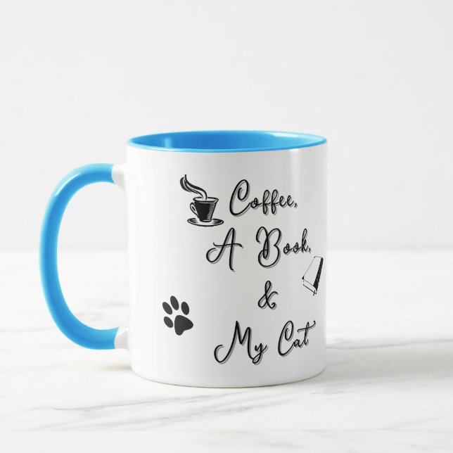 Taza Combo Mug 11 oz (sky blue) (Izquierda)