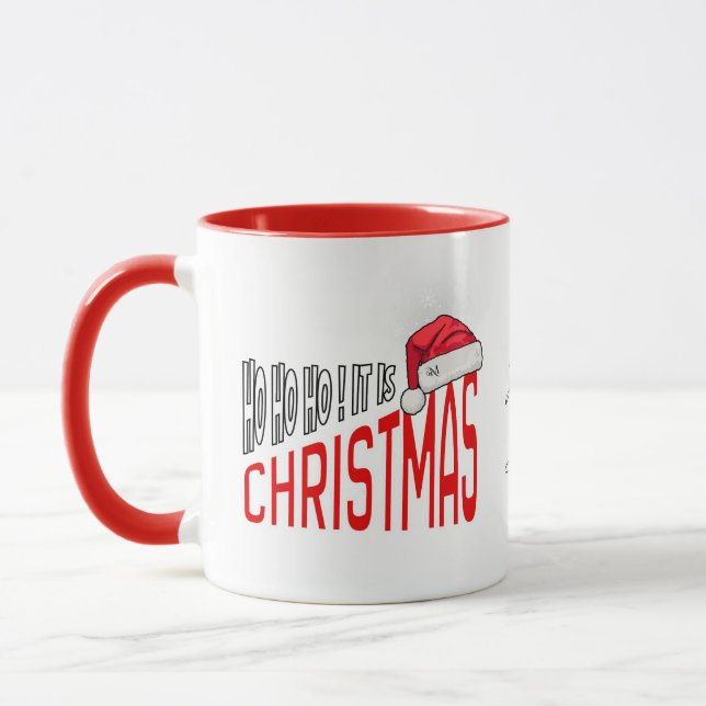 Taza Combo Mug 11oz : It's Christmas (red) (Izquierda)