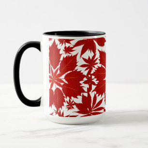 Taza Combo Mug 15 oz - Hojas y patrones de la naturalez