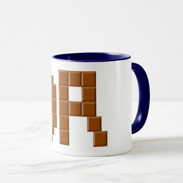Taza COMBO MUG azul/marina BRASIL (Anverso derecho)