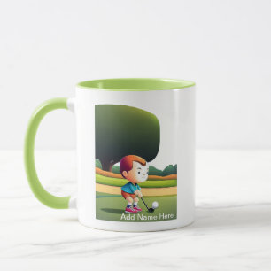 Taza Combo Mug de Junior Golfer personalizado