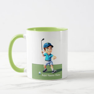 Taza Combo Mug de Junior Golfer personalizado