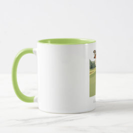Taza Combo Mug de Vintage Golfer personalizado
