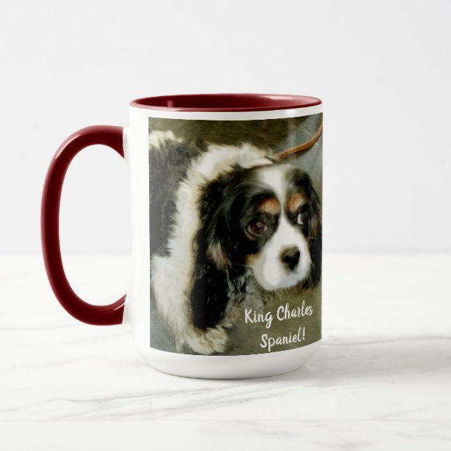 Taza ¡Combo Mug! King Charles Spaniel England (Izquierda)