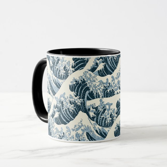 Taza Combo Mug - La ola de Hokusai (Anverso izquierdo)
