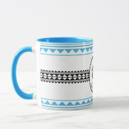 Taza Combo mug Tribal cagou Style bleu