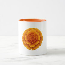 Taza Combo Naranja - Flor de Marigold