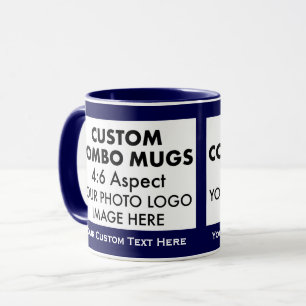 Taza Combo personalizado de marco de foto 4:6 paisaje N