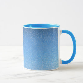 Taza Combo Purpurina azul moderno