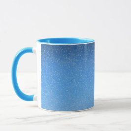 Taza Combo Purpurina azul moderno