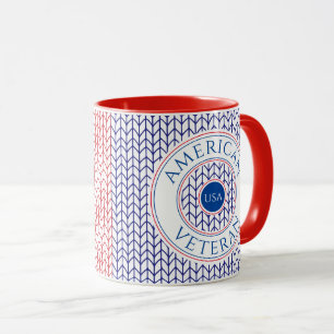 Taza Combo Rojo de VETERANO AMERICANO