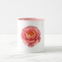 Taza Combo Rosa - Flor de Peonía