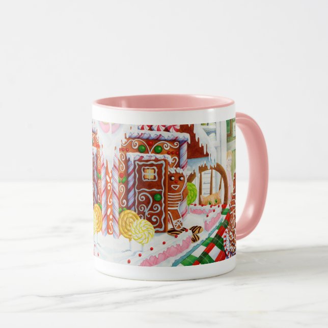 Taza Combo Rosa Sorpresa de Pan de Jengibre (Anverso derecho)