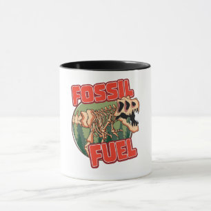 Taza Combustible fósil de dinosaurio