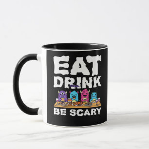 Taza Come Bebe Sé Miedo Monstruo Halloween Creativo