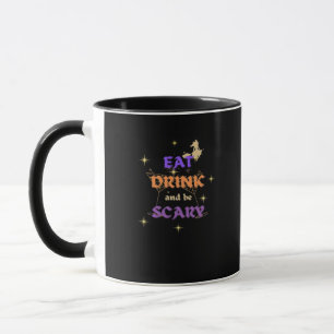 Taza Come Bebe Y Sé Espantoso Diseño Divertido De Hallo