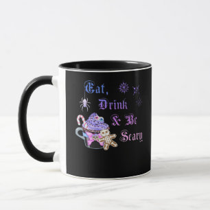 Taza Come Bebe Y Sé Terrorífico Estilo Hexmas Genial Ún