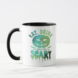 Taza Come Bebida Y Da Miedo La Luz De Halloween
