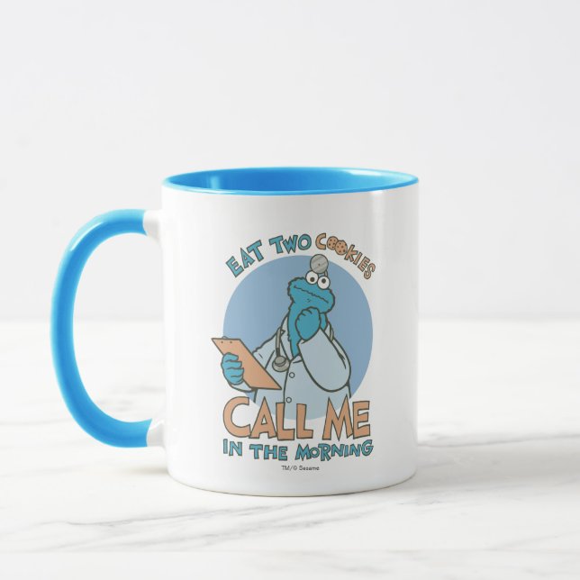 Taza Come dos galletas, llámame por la mañana (Izquierda)