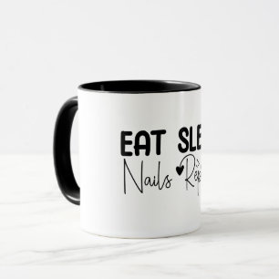 Taza Come Nails Duerme Repite, Técnico de Uñas