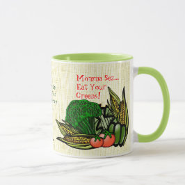 Taza ¡Come Tus Verdes! (Mug personalizado)