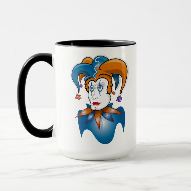 Taza Comedia de Jester Harlequin (Izquierda)