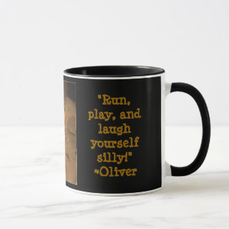 Taza Comer café con Oliverio