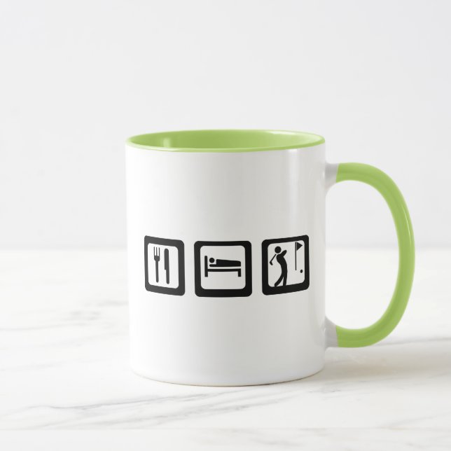 Taza Comer Dormir Golf (Derecha)