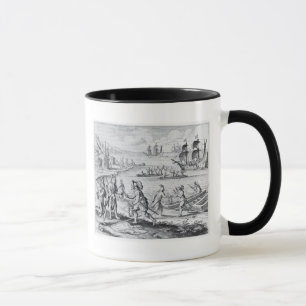 Taza Comercio inglés con los indios del oeste