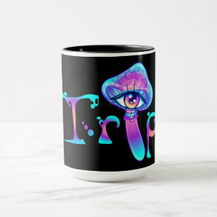 Taza Comerme champiñón y viaje