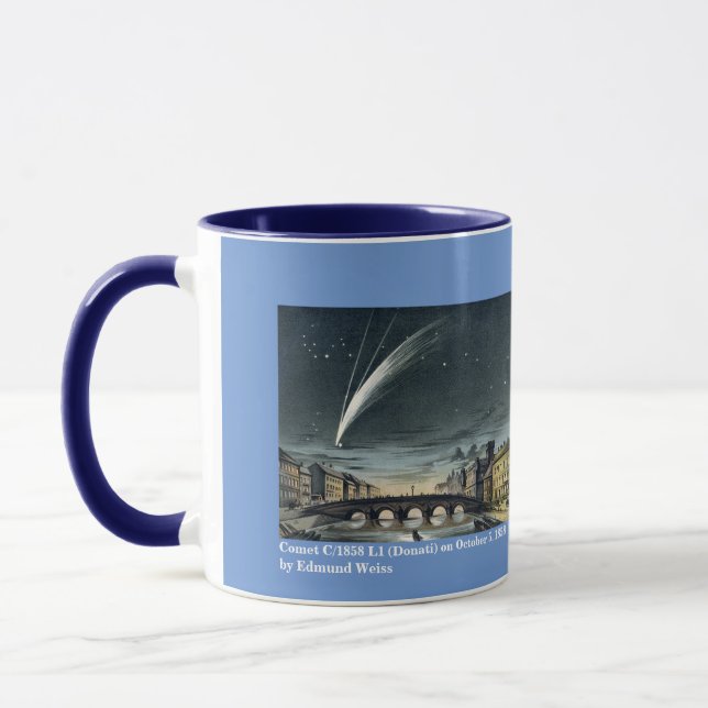 Taza Cometa C/1858 L1 (Donati) el 5 de octubre de 1858 (Izquierda)