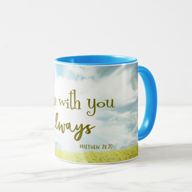 Taza Comforzando la Biblia contra la cita (Anverso derecho)