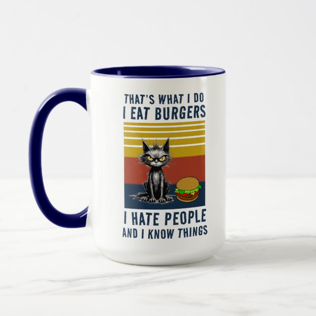 Taza Comí hamburguesas (Izquierda)
