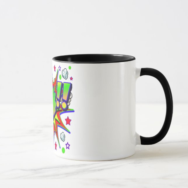 Taza Cómic ZONK del vector (Derecha)
