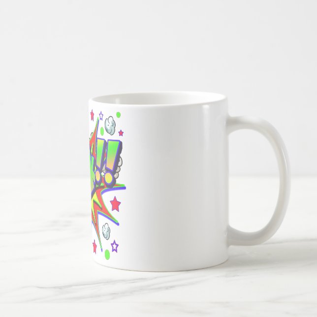 Taza Cómic ZONK del vector (Derecha)