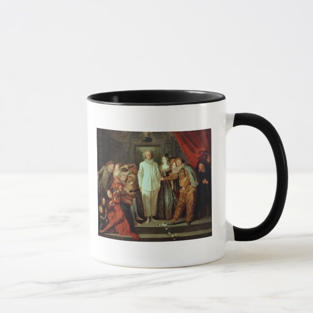 Taza Cómicos italianos, c.1720 (Derecha)
