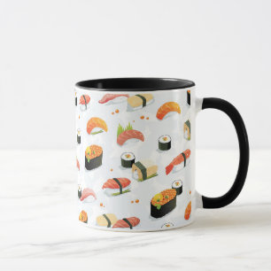 Taza Comida japonesa: Modelo del sushi
