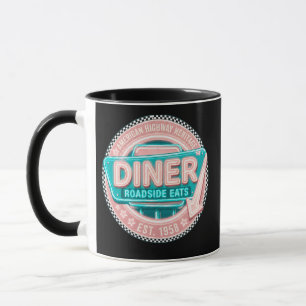 Taza Comida Rápida en la Carretera DINER EST 1958 - Din