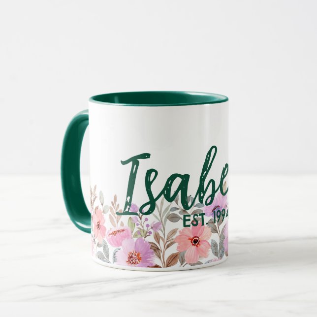 Taza Commemorative floral mug (Anverso izquierdo)