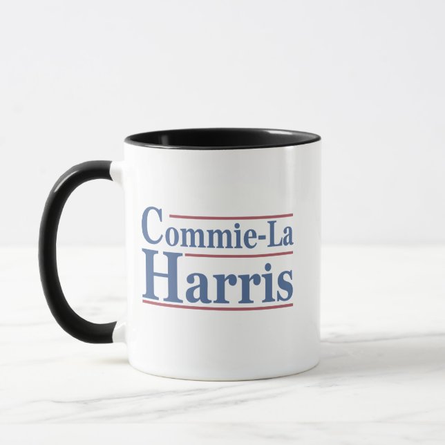 Taza Commie-La Harris 2024 Funny Anti Kamala Harris (Izquierda)