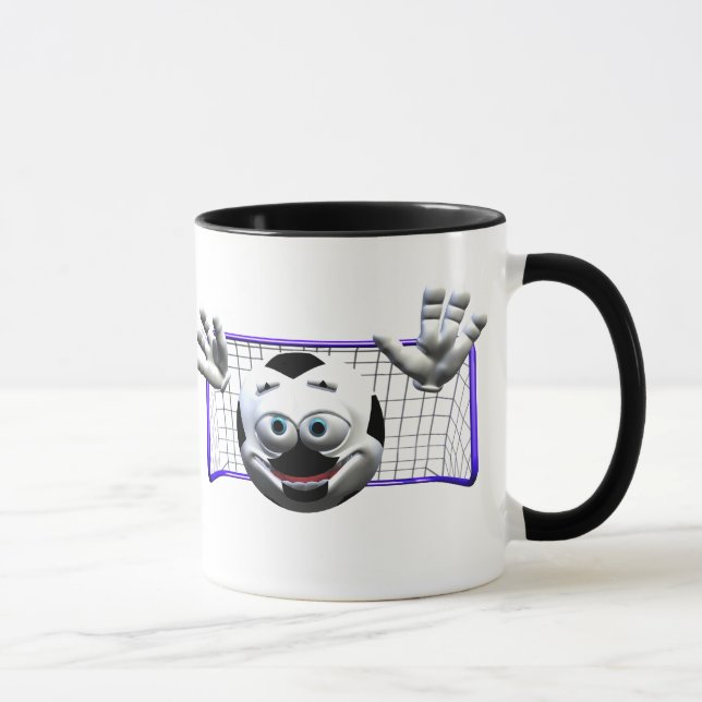 Taza Cómnito Personalizado Soccer Ball (Derecha)