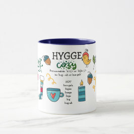 Taza Cómo decir HYGGE Divertido Personalizado de dibujo